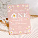 Blush Little Miss ONEderful Daisy Blume Geburtstag Einladung<br><div class="desc">Sie verwandelt sich in eine wilde! Erleben Sie den ersten Geburtstag dieses schönen Tages. Das gepflegte Design besticht durch handgezeichnet Blume in modernem Boho-Stil und eine Touch Eleganz. Der gedämpfte, rosafarbene Hintergrund bietet den Blume eine wunderschöne Kulisse und schafft ein sanftes und warmes Gefühl. Klicken Sie auf die Schaltfläche "Weitere...</div>