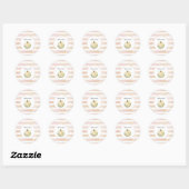 Blush Little Pumpkin Stickers Little Pumpkin Baby (Blatt)