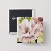 Blush Magnolia Blume Button (Vorne & Hinten)