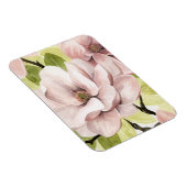 Blush Magnolia Blume Magnet (Rechte Seite)