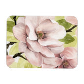 Blush Magnolia Blume Magnet (Horizontal)