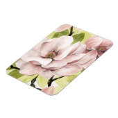 Blush Magnolia Blume Magnet (Linke Seite)