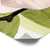 Blush Magnolia Blume Poster (Ecke)