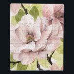 Blush Magnolia Blume Puzzle<br><div class="desc">Blush Magnolia II von Grace Popp. Verfügt über eine nah-up von rosa Blume in Blüte.</div>