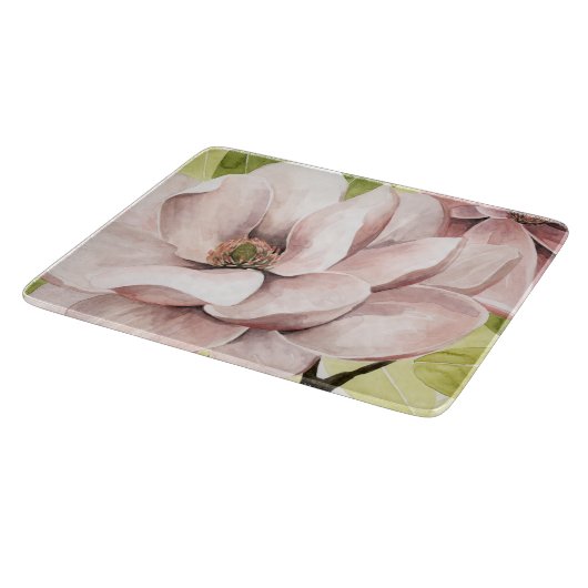 Blush Magnolia Blume Schneidebrett (Ecke)
