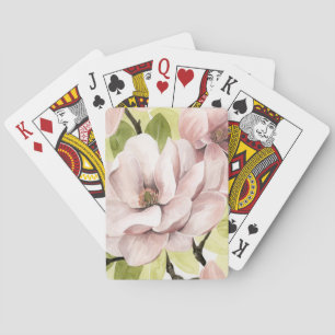 Blush Magnolia Blume Spielkarten