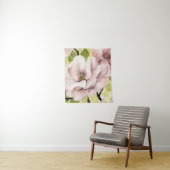 Blush Magnolia Blume Wandteppich (Beispiel)