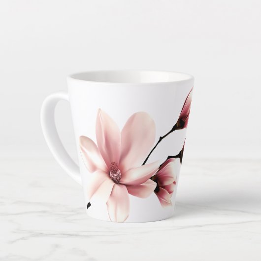 Blush Magnolias Milchtasse (Linke Ecke)