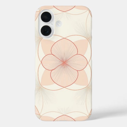 Blush Mandala Bloom Case-Mate iPhone Hülle (Rückseite)