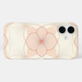 Blush Mandala Bloom Case-Mate iPhone Hülle (Rückseite (Horizontal))