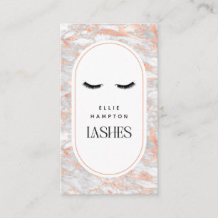Blush Marble Arch Lashes Schönheit individuell ein Visitenkarte