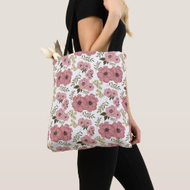 Blush Meadow Blooms AOP Floral Weekender Tasche