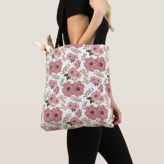 Blush Meadow Blooms AOP Floral Weekender Tasche