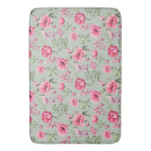Blush Meadow-Blüten in Blüte Badematte (Vorderseite Vertikal)
