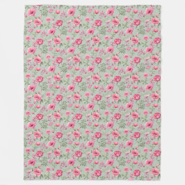 Blush Meadow-Blüten in Blüte Fleecedecke