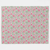 Blush Meadow-Blüten in Blüte Fleecedecke (Vorderseite (Horizontal))
