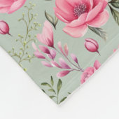 Blush Meadow-Blüten in Blüte Fleecedecke (Ecke)