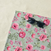 Blush Meadow-Blüten in Blüte Strandtuch (Beispiel)