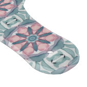 Blush Meadow Tile - Aquarellblume Schneidebrett (Ecke)