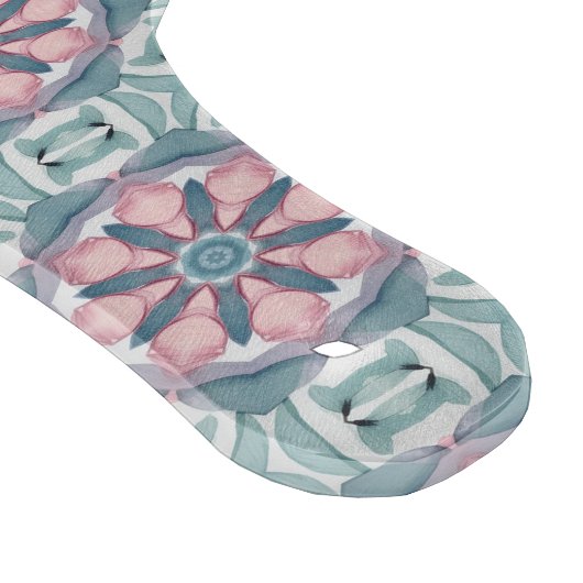 Blush Meadow Tile - Aquarellblume Schneidebrett (Ecke)