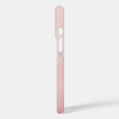 Blush Metallic 3D-Lilienblume Case-Mate iPhone Hülle (Rückseite / Links)