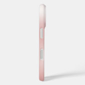 Blush Metallic 3D-Lilienblume Case-Mate iPhone Hülle (Rückseite / Rechts)