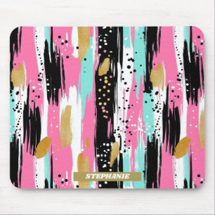 Blush-Mint-Gold-Luxus-Abstrakt Mousepad