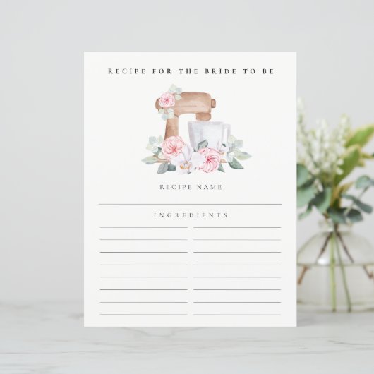 Blush Mixer Blumenrezeptur Brautparty (Stehend Vorderseite)
