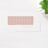 Blush Modern Small Business Danke Karte (Schreibtisch)