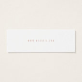 Blush Modern Small Business Danke Karte (Rückseite)