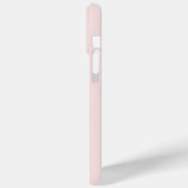 Blush Monogram Elegant Case-Mate iPhone Hülle (Rückseite / Links)