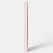 Blush Monogram Elegant Samsung Galaxy Hülle (Linke Seite)