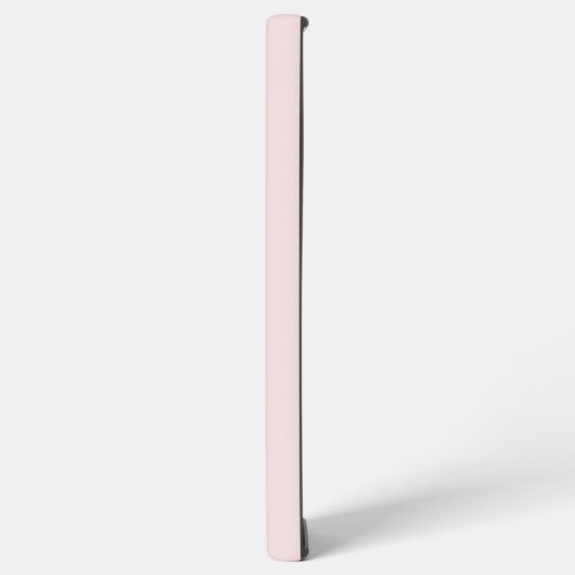 Blush Monogram Elegant Samsung Galaxy Hülle (Linke Seite)