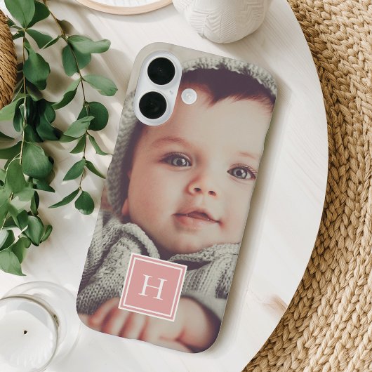 Blush Monogram Overlay | Foto Case-Mate iPhone Hülle