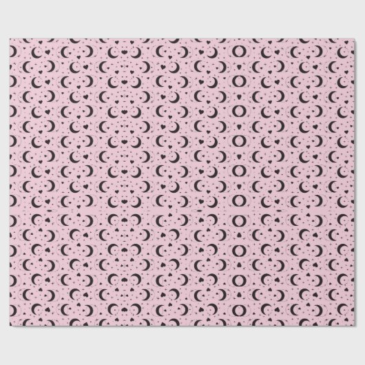 blush moon magic wrapping paper geschenkpapier (Flach)