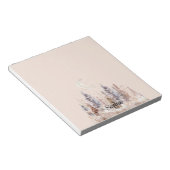 Blush Moon Purple Trees Notizblock (angewinkelt)