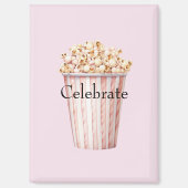 Blush Movie Time Popcorn Magnet (Vorderseite)