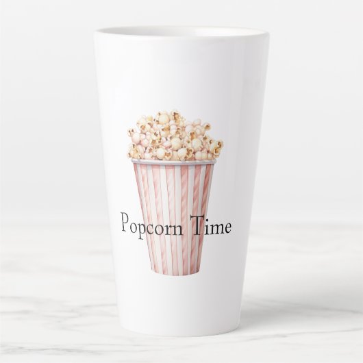 Blush Movie Time Popcorn Milchtasse (Vorderseite)