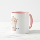 Blush Movie Time Popcorn Tasse (VorderseiteRechts)