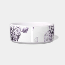 Blush Mulberry Purple Toile Customize Pet Name