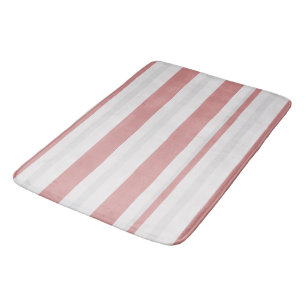 Blush Nordic Streifen Badematte