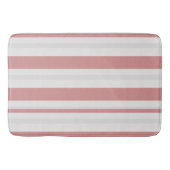 Blush Nordic Streifen Badematte (Vorderseite)
