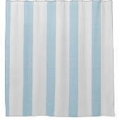 Blush Nordic Streifen Duschvorhang (Vorderseite)