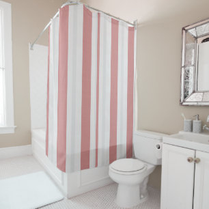 Blush Nordic Stripe Duschvorhang