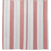 Blush Nordic Stripe Duschvorhang (Vorderseite)