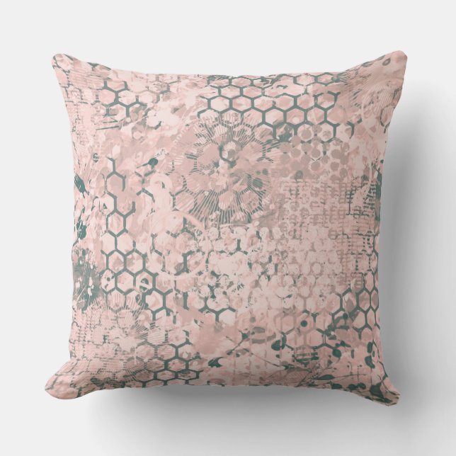 Blush Odyssey Kissen Für Draußen (Vorderseite)