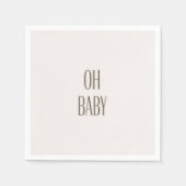 Blush Oh Baby Duschpapier Napkin Serviette (Vorderseite)