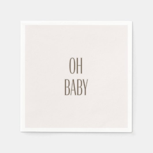Blush Oh Baby Duschpapier Napkin Serviette (Vorderseite)