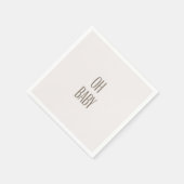 Blush Oh Baby Duschpapier Napkin Serviette (Ecke)