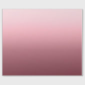 Blush Ombre Geschenkpapier (Flach)